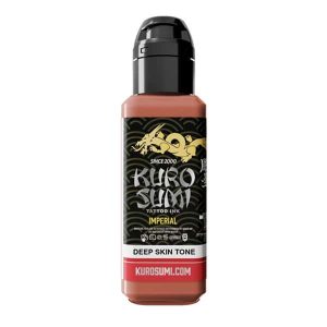 Flacone inchiostro tonalità pelle scura tattoo Kuro Sumi Imperial Deep Skin Tone linea REACH.