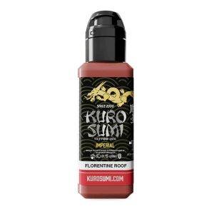 boccetta inchiostro tatuaggio professionale kuro sumi imperial colore florentine roof terra cotta boccetta 44ml conforme reach