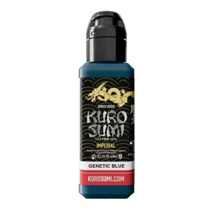 boccetta inchiostro tatuaggio professionale kuro sumi imperial colore genetic blue blu intenso boccetta 44ml conforme reach