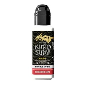 boccetta inchiostro tatuaggio professionale kuro sumi imperial colore marble white bianco marmo boccetta 44ml conforme reach
