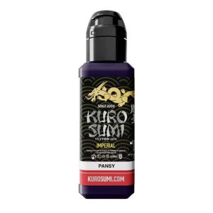 boccetta inchiostro tatuaggio professionale kuro sumi imperial colore pansy viola floreale boccetta 44ml conforme reach