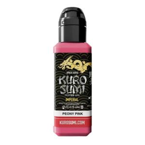 boccetta inchiostro tatuaggio professionale kuro sumi imperial colore peony pink rosa peonia boccetta 44ml conforme reach