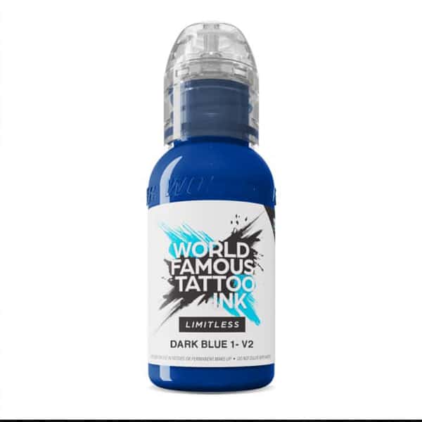 boccetta inchiostro blu scuro professionale world famous limitless colore dark blue 1 v2 conforme reach 30ml