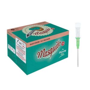 aghi piercing cannula mosquito 18ga 1.3mm sterilizzati confezione 50 pezzi professionali