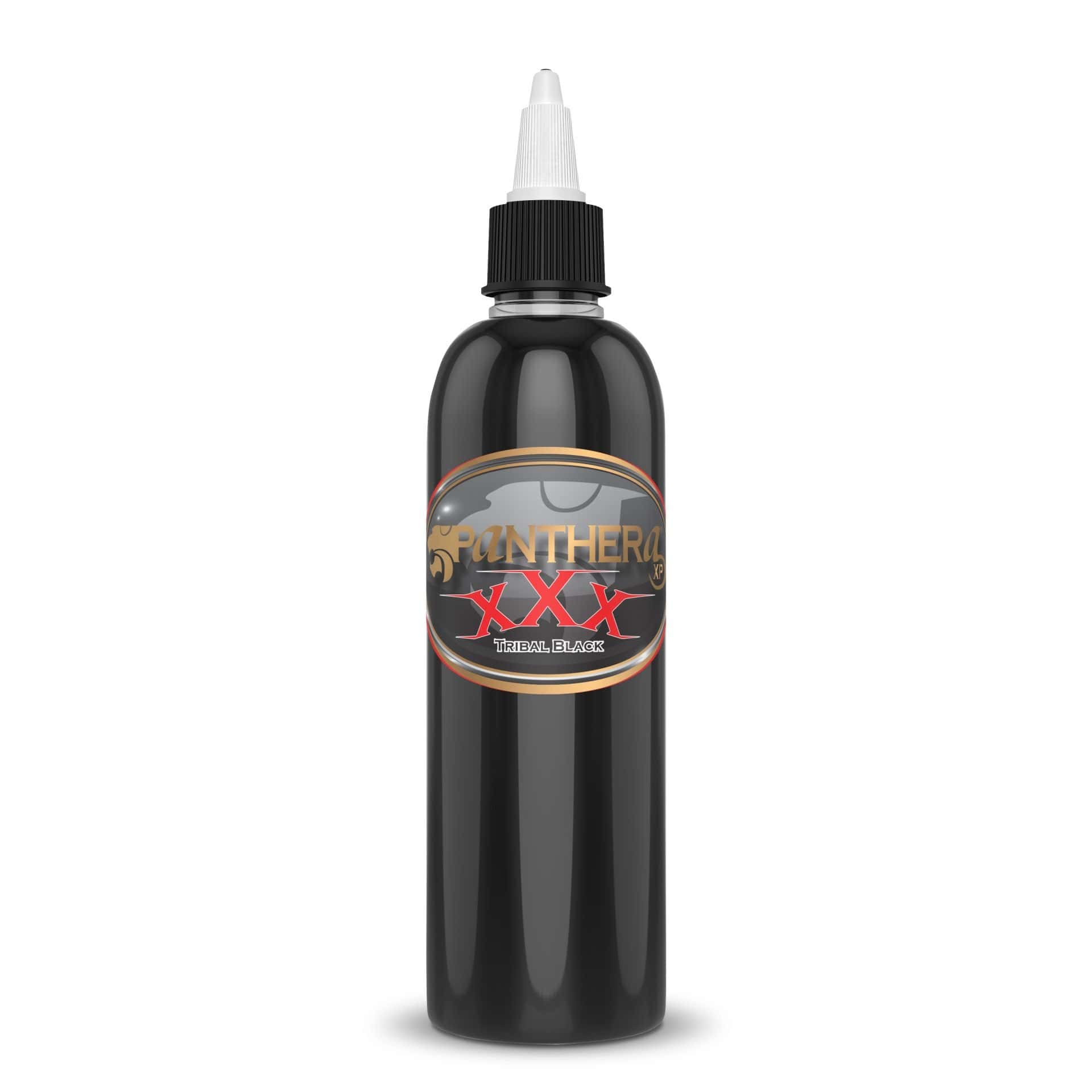 flacone inchiostro nero tatuaggio professionale panthera tribal xxx 150ml ultra scuro conforme reach per riempimenti solidi