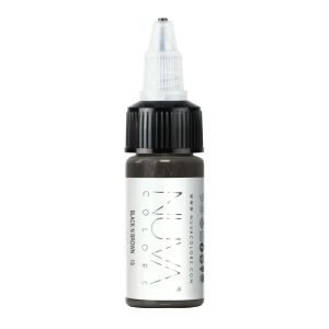 Pigmenti per PMU Nuva Colors Black N Brown 13 flacone 15ml certificato REACH