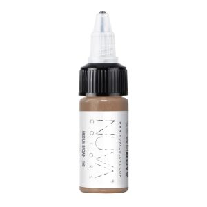 Pigmenti per PMU Nuva Colors Medium Brown 100 flacone 15ml REACH
