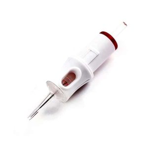 cartucce aghi tatuaggio professionali con membrana di sicurezza e beccuccio trasparente confezione blister sterile