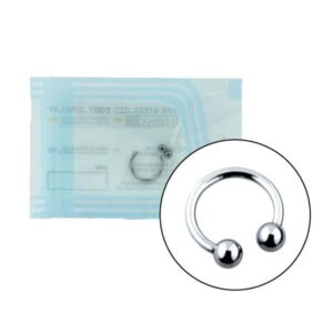 piercing sterile circular barbell